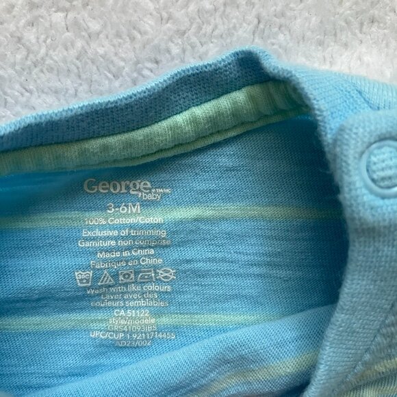 Mixed Baby Bundle 3-6M | Striped Bodysuit, Long Sleeve Tee, Pants & Shorts, GUC - Picture 4 of 16